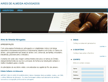 Tablet Screenshot of airesdealmeida.siteadvogado.com.br